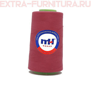 Нитки МН 40/2 п/э  5000 ярдов №166 т. розовый *