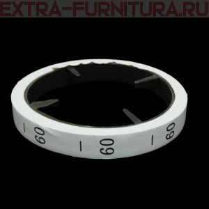 Размерник р-р 60, цв. белый, рул. 300 шт.