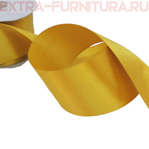 Лента атласная 50 мм цв.021 золото рул.27,42м