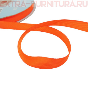 Лента репсовая IDEAL шир. 12 мм цв.751 ярко-оранжевый, уп.27,42м