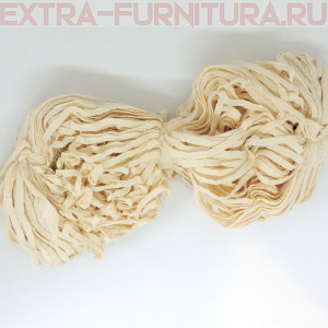 Лента киперная х/б  5мм, цв. суровый, уп.100м (пл.1,0 г/м)