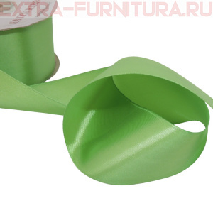 Лента атласная 50 мм цв.129 зеленый рул.27,42м