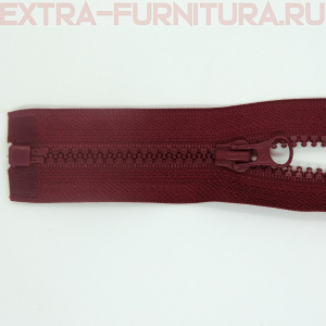 Молния Трактор Т5 1 замок 70см, цв.179 бордовый темный, LOGO