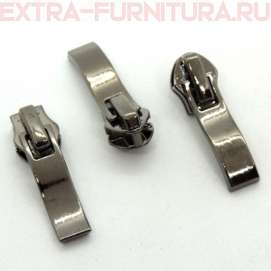 Бегунок декоративный автомат СП7 черный никель V74A (уп. 50 шт.)