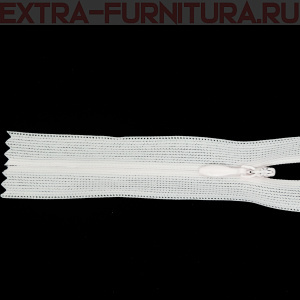 Молния потайная № 3, 50 см, цв. 132 светло-розовый п/э пл.9,3 гр/м