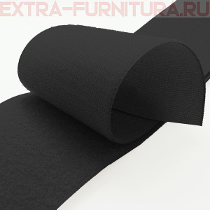  Лента контакт 100мм цв.черный 2090 (25м)