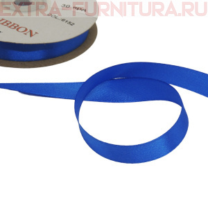 Лента атласная 12 мм цв. 152 светло-васильковый рул. 27,42м