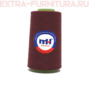 Нитки МН 40/2 п/э  5000 ярдов №124 бордо