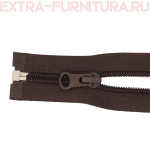 Молния Спираль разъемная дл. 90см, Т5, цв.304 коричневый LOGO