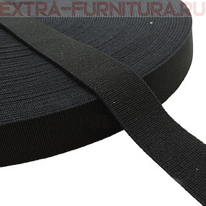 Резинка башмачная черная 20 мм (уп.25м*20уп.)