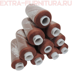 Нитки IDEAL бытовые 40/2 366м, цв.289 коричневый (уп.10шт)