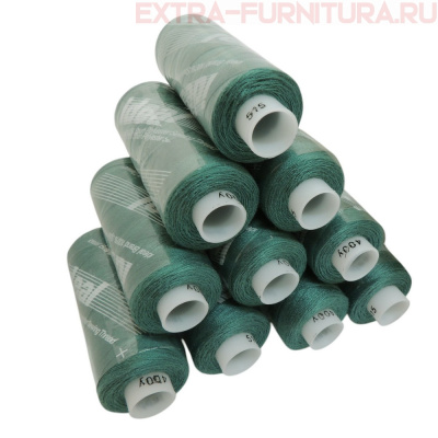 Нитки IDEAL бытовые 40/2 366м, цв.515 зеленый (уп.10шт)