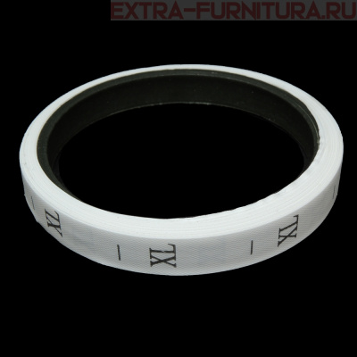 Размерник р-р XL, цв.белый, рул.270шт. А