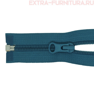 Молния Спираль разъемная дл. 80см, Т5, цв.221 морская волна LOGO