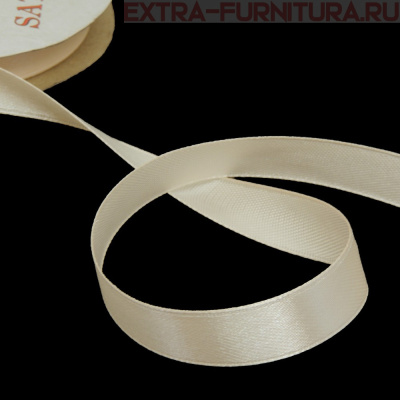 Лента атласная 12 мм цв. 008 крем рул. 27,42м