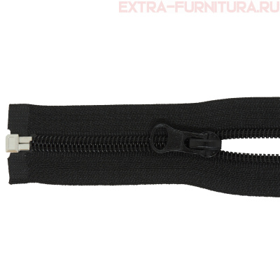 Молния Спираль разъемная Т5, дл. 180см, цв. черный LOGO