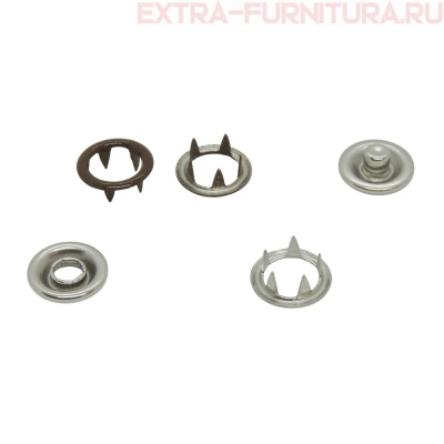 Кнопка рубашечная 9,5мм кольцо, цв.301  коричневый глянцевый (уп.1440шт) Buttoni