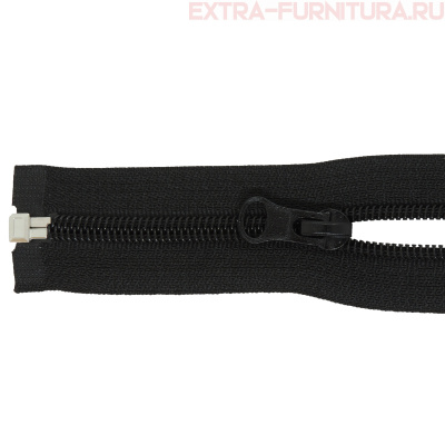 Молния Спираль разъемная дл. 85см, Т5, цв. черный LOGO