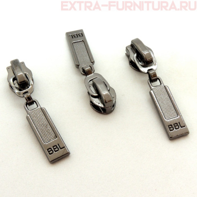 Бегунок декоративный автомат СП5 черный никель №4 (уп. 50 шт.)