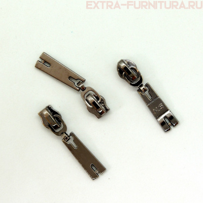 Бегунок декоративный автомат СП5 черный никель (16-3) (уп. 50 шт.)