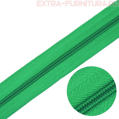 Молния рулонная спираль тип Т3, цв.241 салатовый, пл.8,3 гр/м