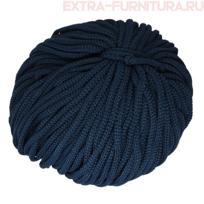 Шнур ПП 8 мм, цв.400 темно-синий, уп.100м, пл.6,5 гр/м