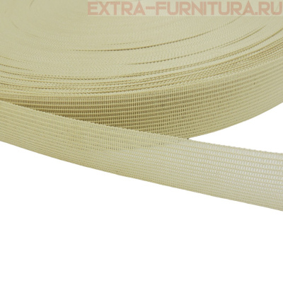 Лента окантовочная 23 мм цв.бежевый светлый 68, уп.100м (пл.3,6+/-0,2 гр/м)