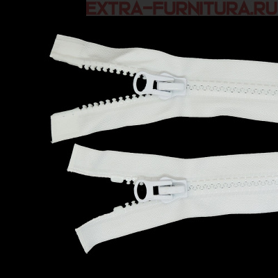 Молния Трактор Т5 2 замка 70см, цв. 101 белый, LOGO