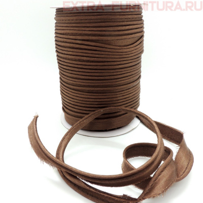 Кант атласный 12 мм, 72 ярда, цв. 079 коричневый ЕВРО