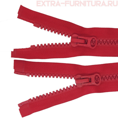 Молния Трактор Т8 2 замка 75см, цв.148 красный, LOGO