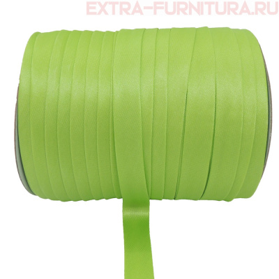 Косая бейка 16мм 132м цв.125 салатовый ЕВРО