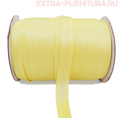 Косая бейка 16мм 132м цв.009 светло- желтый ЕВРО